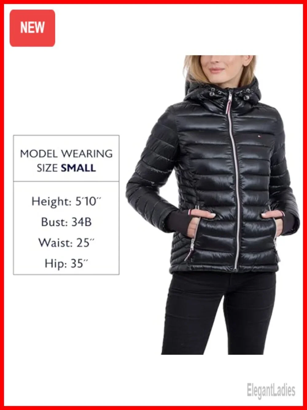 Lightweight Packable Puffer Jacket with Hood and Bag